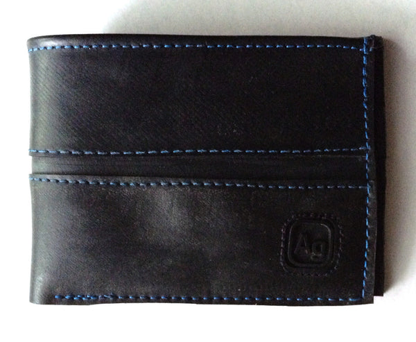 Franklin wallet, recycled innertubes, marine blue, by Alchemy Goods at Upland Road