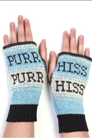 Kitty Paw Recycled Cotton Handwarmers