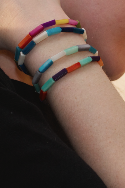 Sustainable Jewelry - Colorful Tagua Nut Bracelets