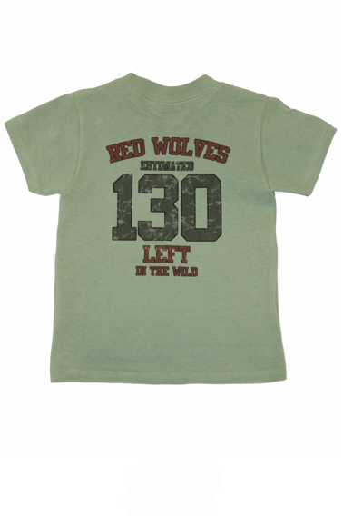 Red Wolves Kids' Tee - Organic Cotton